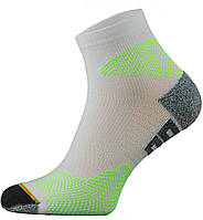 Шкарпетки Comodo RUN1 Білий Зелений (COMO-RUN-1-03-3942) EJ, код: 5575069