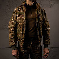 Мужская демисезонная куртка Logos "Пилот" рип-стоп / Бомбер с подкладкой лаке темный мультикам размер XL