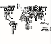 Наклейка на стіну в офіс Карта світу (2 листа 60 х 90 см) Б242-2, фото 3