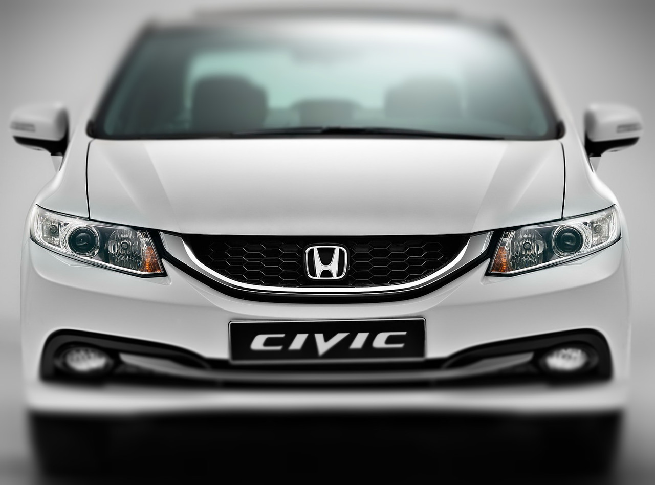 Honda Civic — встановлення бікононових лінз Moonlight SUPER G5 2,5" H1 в фари