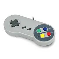 SNES - контроллер для ретро-игр - цветные кнопки