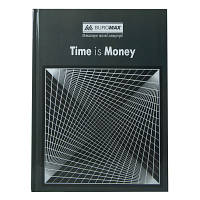 Канцелярская книга Buromax Times Is Money А4 в клетку 96 листов Серая BM.2400-109 n