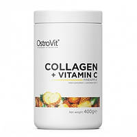 Хондропротектор для спорта OstroVit Collagen And Vitamin C 400 g 40 servings Pineapple GM, код: 7558874