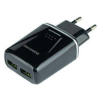 Сетевое зарядное устройство Borofone BA54A Wide road wall charger dual USB QC3.0 18W output E TH, код: 7746975