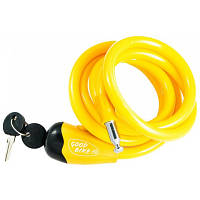 Замок велосипедний Good Bike Security Lock 12 x 1500 мм Yellow 92758G-IS l