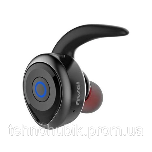 Беспроводные Bluetooth наушники Awei T1 Twins Earphones Black TH, код: 7674638 - фото 3 - id-p2170733362