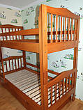 Двоярусне ліжко "Маряна" з ящиками (масив бука), фото 3
