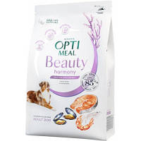 Сухой корм для собак Optimeal Beauty Harmony беззерновой на основе морепродуктов 10 кг 4820215366847 n