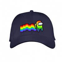 Детская кепка Pixel rainbow Among Us