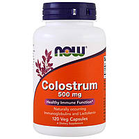 Колострум Now Foods 500 мг 120 вегетарианских капсул ML, код: 7701206