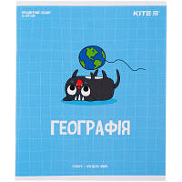Тетрадь Kite предметная Cat 48 листов, клетка, география K23-240-21 n