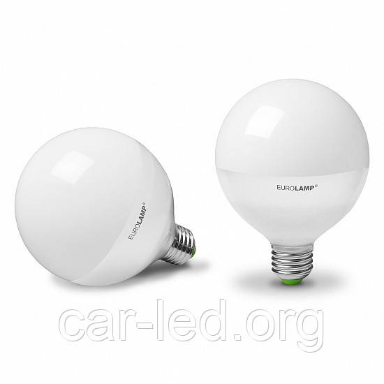 EUROLAMP LED Лампа ЕКО G-95 15W(1300Lm) E27 3000K (матова)