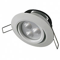 Точечный светильник Brille 6W LED-102 Серебристый 176465 NB, код: 7273920