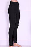 Завужені джинси жіночі чорні з високою талією ODL-amBar jeans., фото 5
