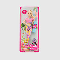 Кукла шарнирная с йогаматом Defa 8489 Розовый (2000990230492) KM, код: 8375913