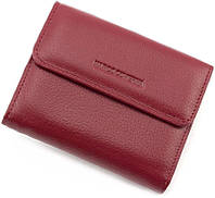 Маленький кожаный кошелек для девушек Marco Coverna MC-2047A-7 (JZ6652) бордовый NB, код: 8057781