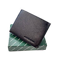 Кожаный мужской кошелек на магнитах с зажимом для денег 11,5х9 Marco Coverna 22-555-(18105) ч NB, код: 8057825