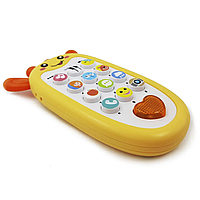 Детский игрушечный развивающий мобильный телефон со световыми и звуковыми эффектами YG Toys Ж BF, код: 8368208