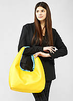 Женская сумка Sambag HOBO L желто-голубая (53300128) UP, код: 7957400