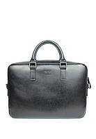 Кожаная деловая сумка Briefcase 2.0 черный сафьян The Wings UP, код: 8132262