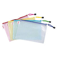 Папка на молнии Axent А4, transparent, assorted colors 1406-00-А n