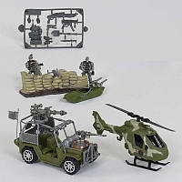 Игровой набор Hanwei Военный HW 10 предметов Khaki (82153) UP, код: 8332575