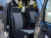 Авточехлы на сиденье для PEUGEOT 208 2012- Hatchback Pok-ter Craft Line с серой вставкой z116-2024