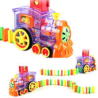 Інтерактивна іграшка Паровозик із Доміно-тягу конструктор Domino Train (AS-123517)