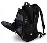 Рюкзак універсальний міський з USB та AUX виходами з дощовиком, 50*33*25 см рюкзак Swiss Bag 8810 el, фото 5