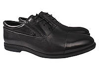 Туфлі чоловічі з натуральної шкіри на низькому ходу Чорні Cosottinni 319-21DT 39 UP, код: 7364436
