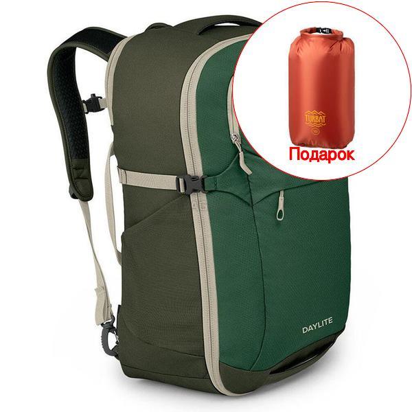 Городской рюкзак Osprey Daylite Carry-On Travel Pack 44 Green Canopy/Green Creek (009.3440)