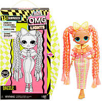 Кукла ЛОЛ ОМГ Блестящая Королева LOL OMG Dazzle L.O.L. Surprise! series O.M.G. Lights 565185 Original