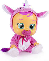 Інтерактивна Лялька плаксу Cry Babies Sasha Пупс, що плаче немовля САШ Носоріг 93744 IMC Toys Original
