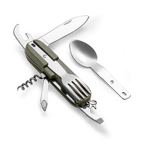 Польовий мультитул столовий набір Tac Maven OLAF CAMPING UTENSILS D19005
