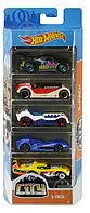 Хот Вилс Набор базовых метал машинок Hot Wheels 5-Car Pack of 1:64 Scale Vehicles 01806 Mattel Original