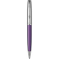 Ручка шариковая Parker SONNET Essentials Metal and Violet Lacquer CT BP 83 432