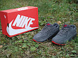 Зимові чоловічі кросівки Nike Air Max 90VT grey Сірі р.42-43, фото 4