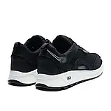 Спортивні чоловічі літні кросівки з сіткою та шкіряними вставками, фото 3