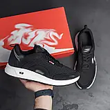 Спортивні чоловічі літні кросівки з сіткою та шкіряними вставками, фото 4