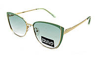 Очки солнцезащитные женские Bravo 9710-c5 Зелёный QT, код: 7557781