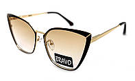 Очки солнцезащитные женские Bravo 9702-c2 Коричневый QT, код: 7557866