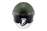 Мотошолом LS2 OF620 Classy Military Green, фото 3