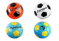 М'яч футбольний №5, PVC, 280 грам, MIX 3 кольори,сітка /80/ FB1383 irs