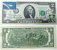 2 $ США 1976 г. номер - рандомный
