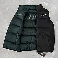 Жилет Nike двох сторонній чорний/смарагдовий .Хит! XL