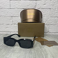 Солнцезащитные очки Gucci 58005 черный в комплекте с футляром