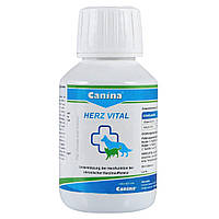 Витамины Canina Herz-Vital для собак и кошек, поддержка сердца, 100 мл c