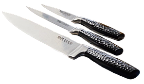 Набір ножів, 3 шт., колекція "THOR" RESTO 95502 — Lux-Comfort