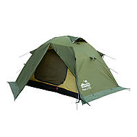 Двухместная палатка Tramp Peak 2 V2 Зеленая экспедиционная 290*220*120 см BK, код: 6741412