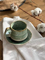 Чашка 200 мл, «Коричневий deep ocean»